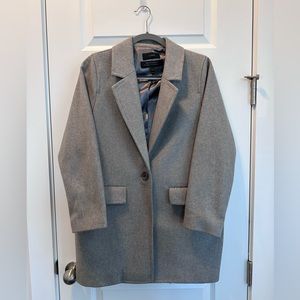 JCrew Grey Wool Coat